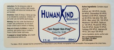 Label (Fem Repair Non Preg Full Image)